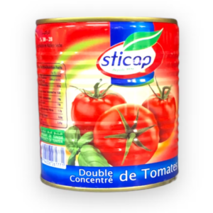 tomate double concentré sticap 800 grdécouvrez le double concentré de tomate sticap 800 g, un ingrédient essentiel dans la cuisine tunisienne. préparé à partir de tomates mûres soigneusement sélectionnées, ce concentré offre une texture épaisse et une saveur intense, parfaite pour vos couscous, sauces, chakchouka, ragoûts et plats traditionnels. son format généreux est idéal pour un usage familial. disponible sur epicerie shop.ca, votre épicerie tunisienne en ligne au canada.