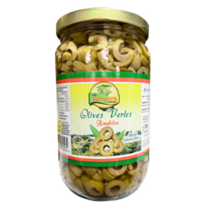 olives vertes rondelles 30cl les vergers