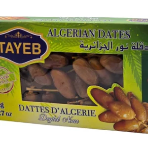 dattes deglet nour de l'algérie tayeb 1kg branchées
